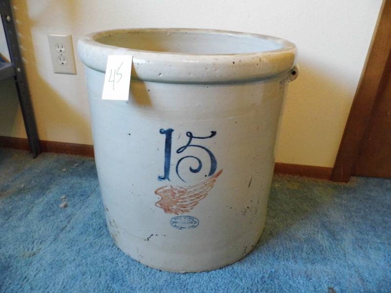 15 Gallon Red Wing Crock