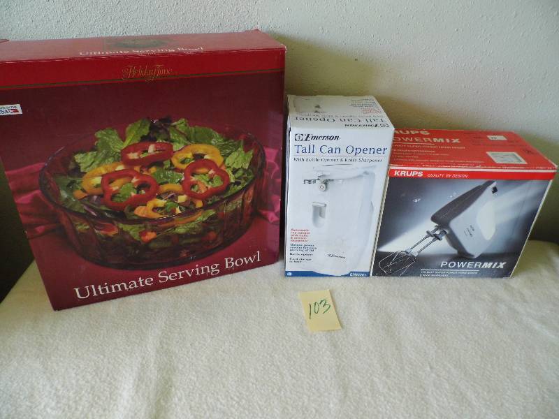 Can Opener - Mixer - Bowl