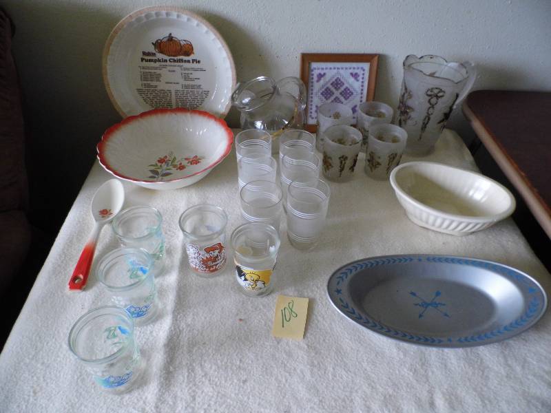 Pitchers - Glasses - Dishes