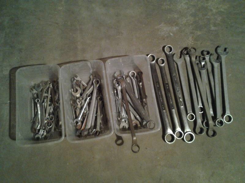 lot 47 image: Large Lot Of Assorted Wrenches