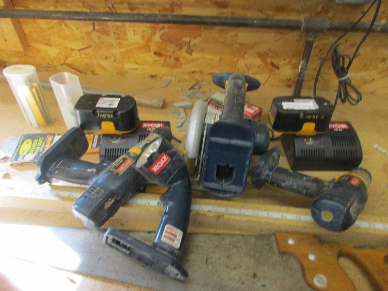 Ryobi tool lot
