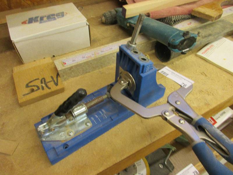 Kreg drill clamp