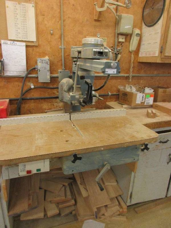 Delta radial arm saw
