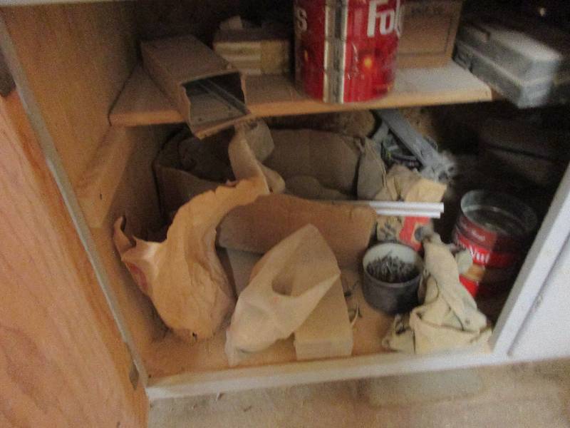 Cabinet contents