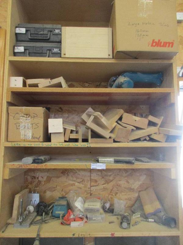Shelf contents