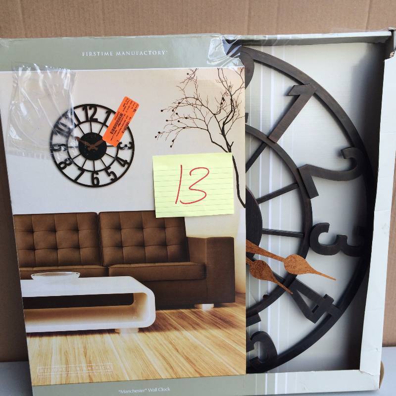 lot 13 image: Manchester Wall Clock