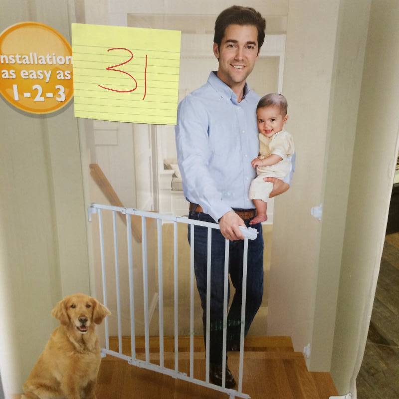 lot 31 image: Top of Stairs Secure Metal Gate