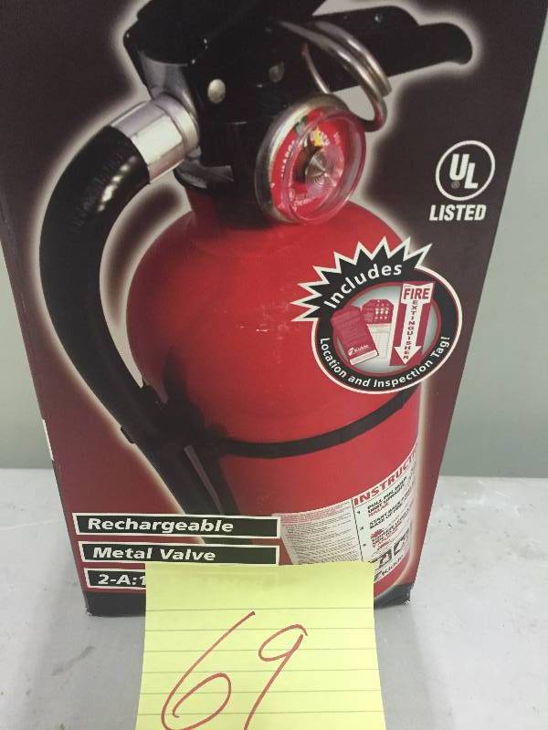 lot 69 image: Kiddie Proseries Fire Extinguisher New