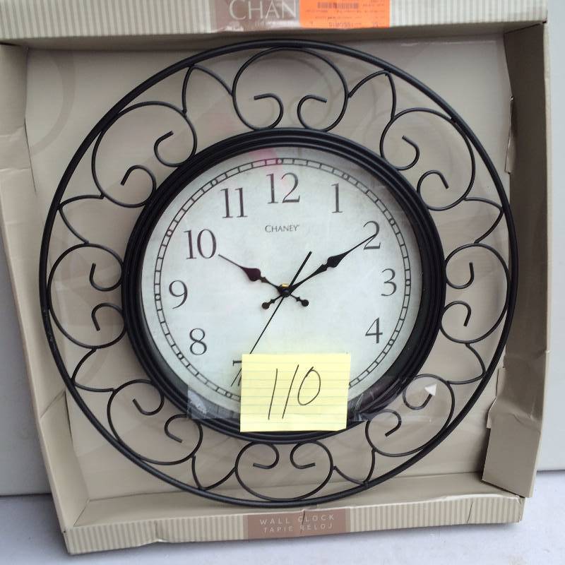 lot 110 image: Wall Wire Clock in original pkg
