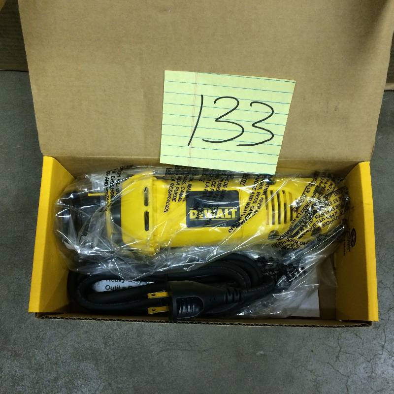 lot 133 image: Dewalt Heavy Duty Cut-Out Tool New in original Package actual and stock photos used to display item
