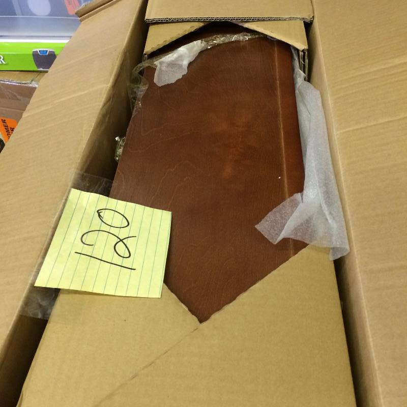 lot 120 image: Naples Wall Cabinet NACO2633 New in original Pkg stock and actual pictures used to display item