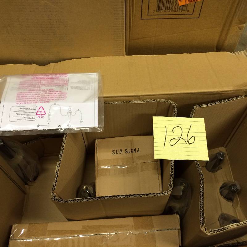 lot 126 image: World Imports WI974142 Capra 9 Light Chandelier In Original Box Never Used Stock and actual pictures used