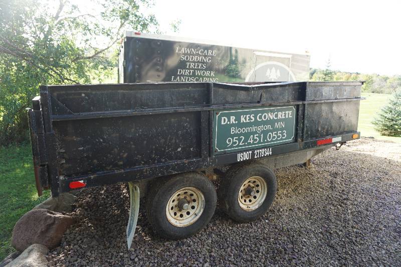 lot 6 image: 2009 Home Made 12 Tandem Axle ElectricHydraulic Dump Trailer