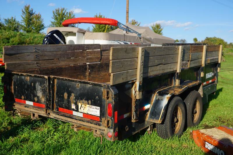 lot 5 image: 2005 Felling 16 Tandem Axle ElectricHydraulic Dump Trailer