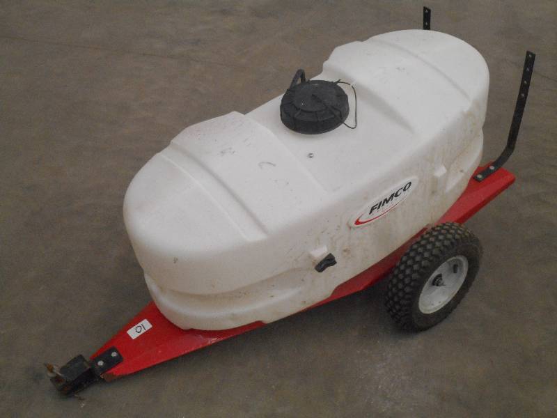 lot 10 image: Fimco Pin-Hitch Sprayer Tank Traile...