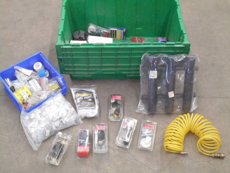 lot 29 image: Tote Of Assorted New Caster Wheel ...