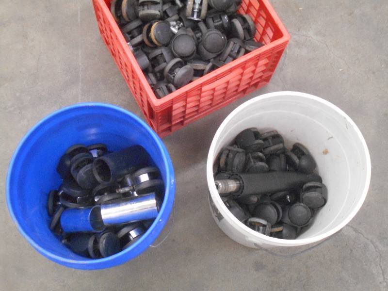 lot 42 image: (2) Buckets & (1) Crate Of Assorted...