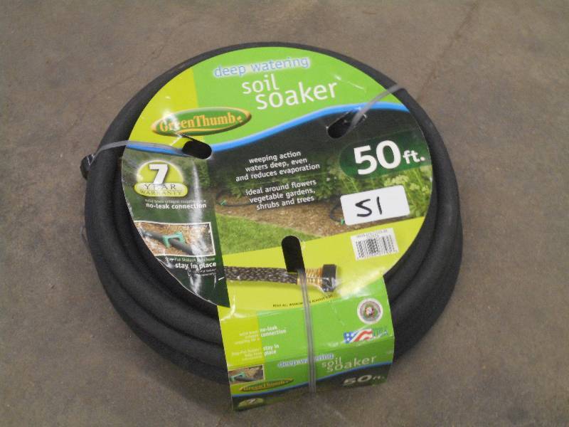 lot 51 image: New 50 Soil Soaker Garden Hose ...