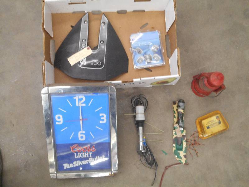 lot 60 image: Box Of Assorted Coors Clock, Marin...