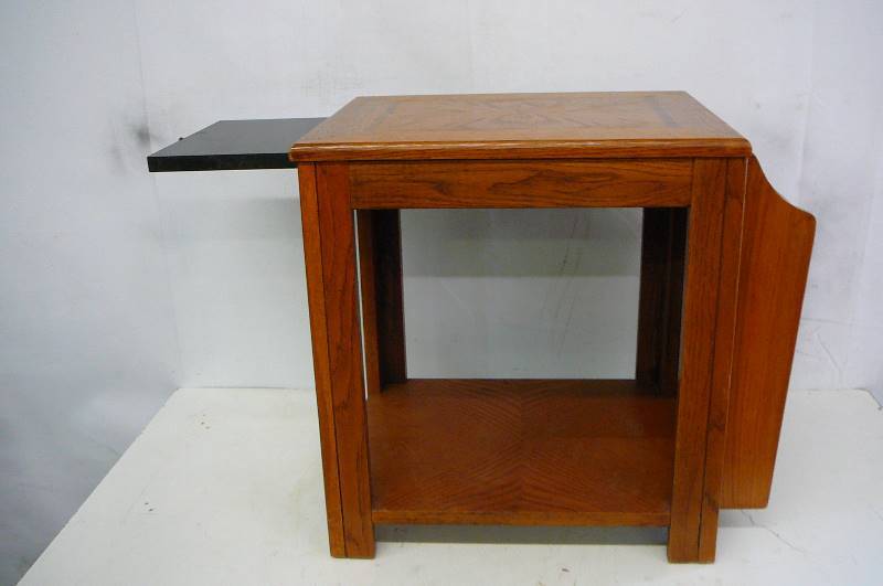 wooden end table