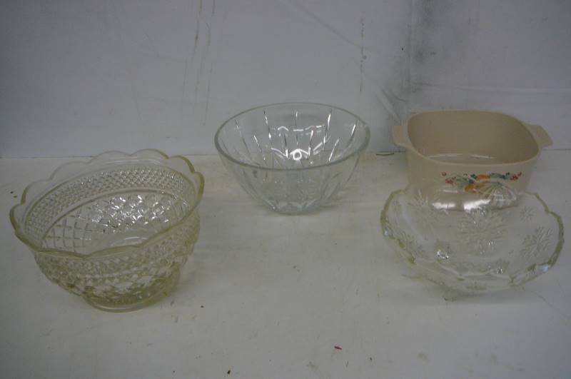 lot of glassware