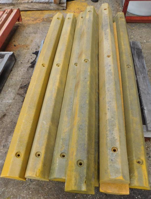 lot 27 image: Lot of 7 Parking Lot Bumpers