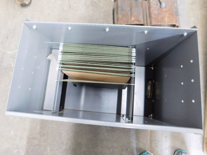 lot 60 image: Truck Cab Metal Filing Cabinet