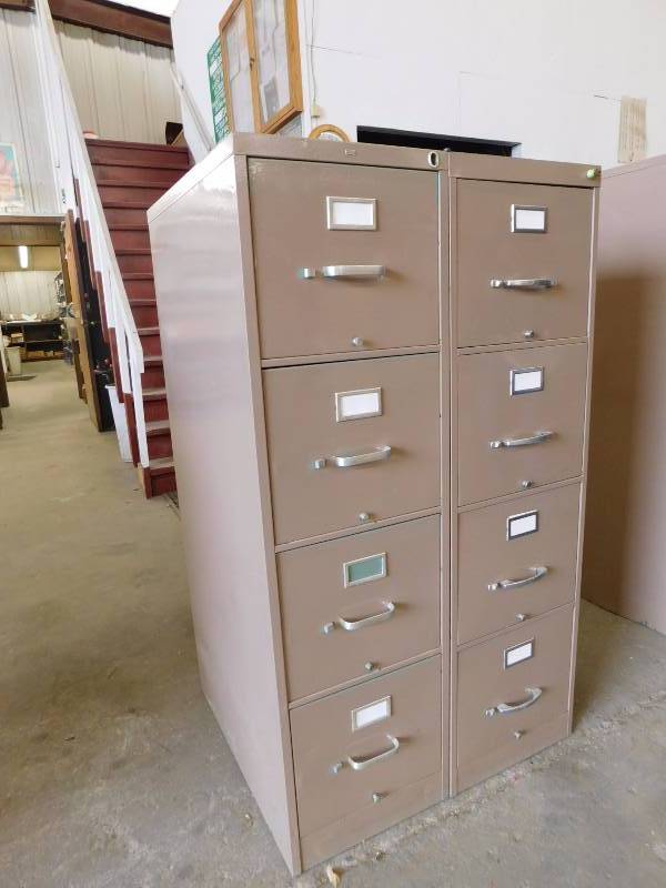lot 64 image: Metal Filing Cabinets