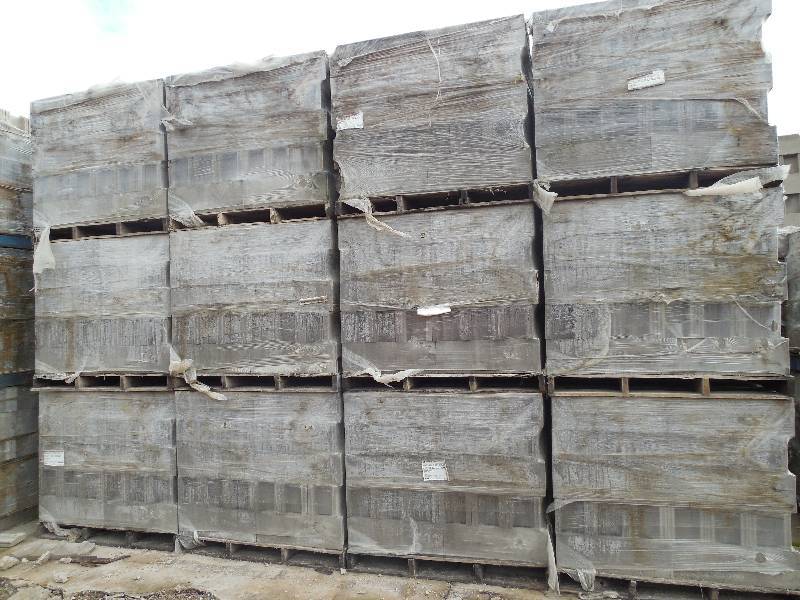 lot 86 image: (3) PALLET LOT OF 8X8X24 COMMON SMOOTH CONCRETE BLOCK