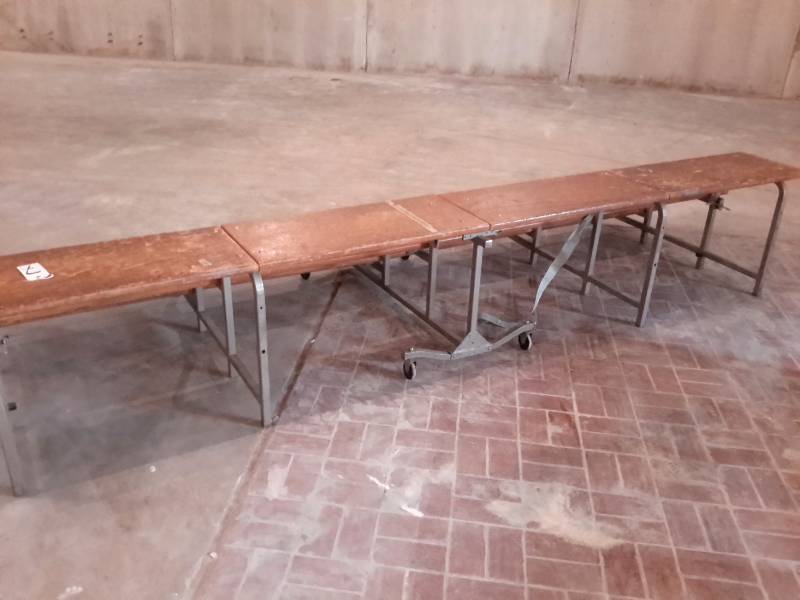 Choir Riser, Wood with metal frame