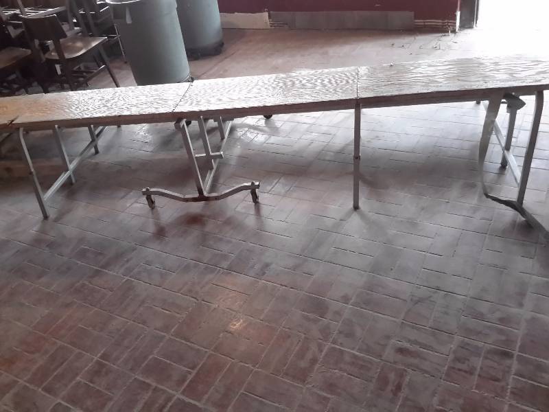 Choir Riser, Wood with metal frame