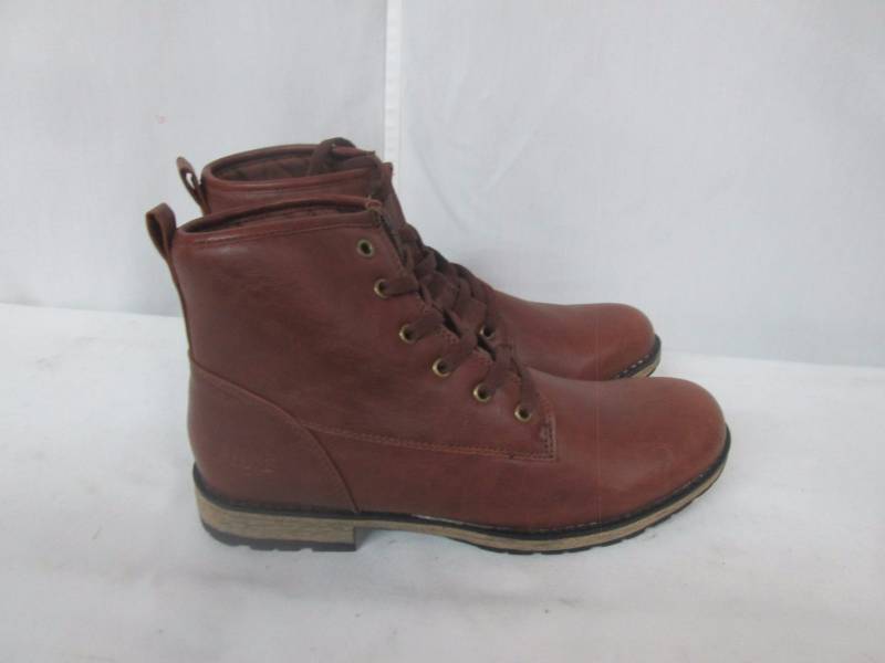 Lugz Womens Jane Mid-Height Lace-Up Boot