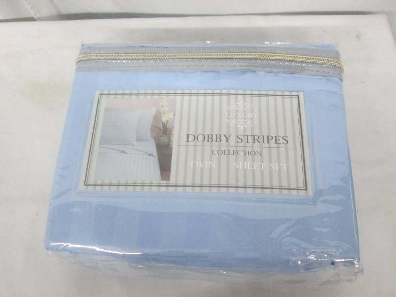 Ultra-Soft Dobby Stripe Sheet Set - Twin