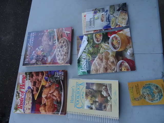 Cook Books & Stamp Boo