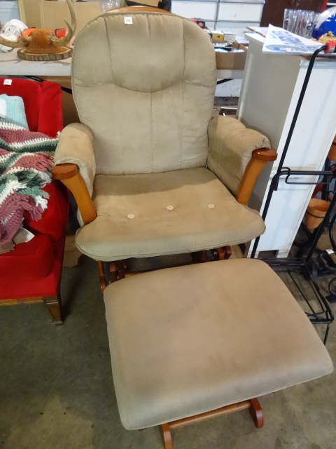 Glider Rocker & Foot Rest