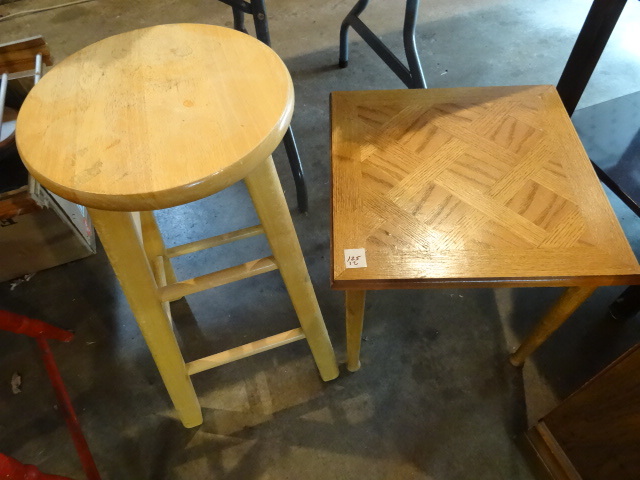 Stool & End Table