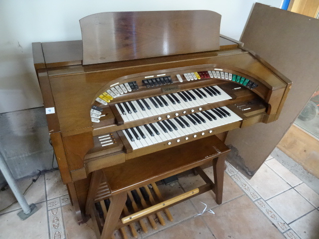 lot 9 image: Electronic Organ