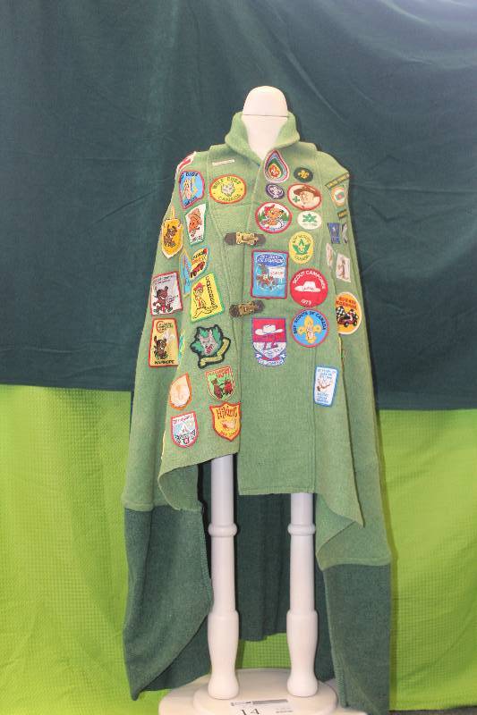 Vintage Boy Scout campfire shawl