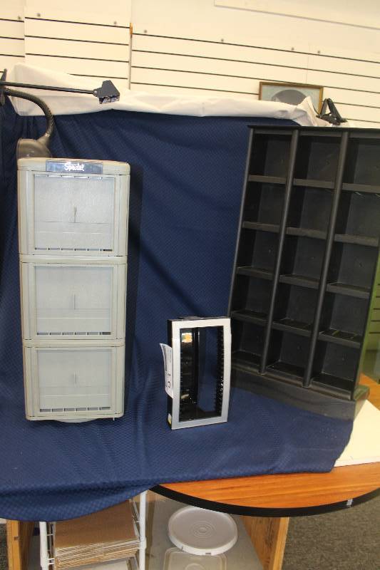 DVDCD storage and Spiedel collectors bins