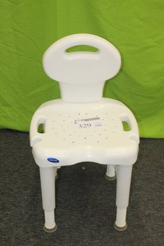 Adjustable shower chair