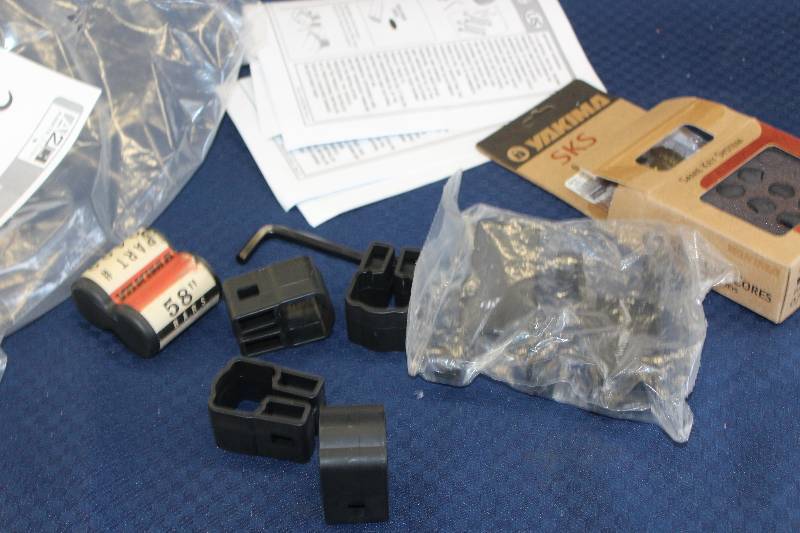 Yakima locking system for car bike or ski rack
