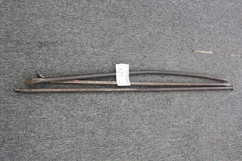 Vintage hand-forged railroad pry barsskid pullers