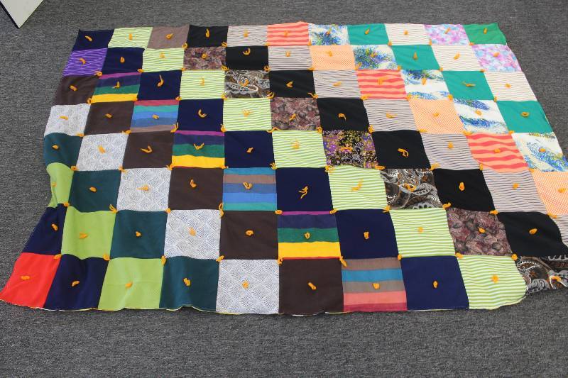 Hand made patch quilt