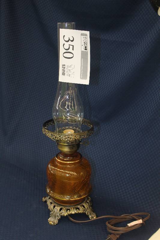 Electrified kerosene lamp