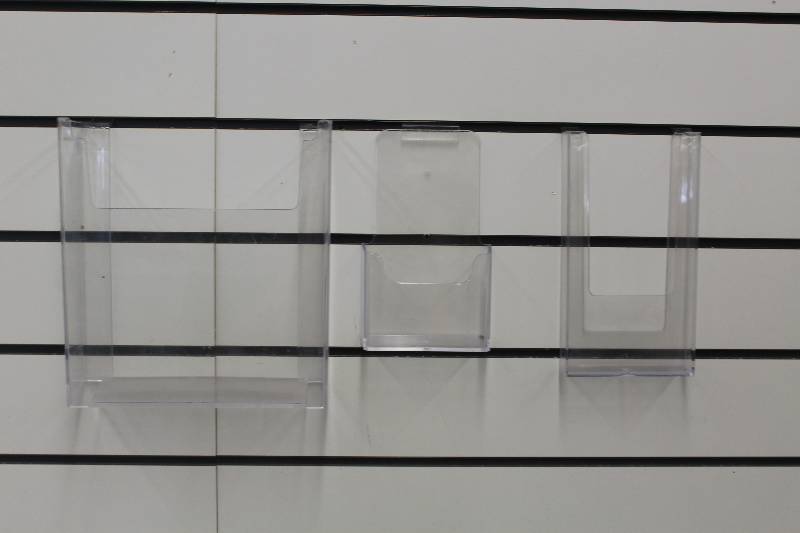 Large box of acrylic wall hanging displays