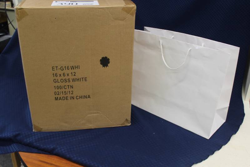 100 heavy duty gift bags.