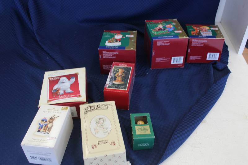 7 christmas ornaments by Hallmark