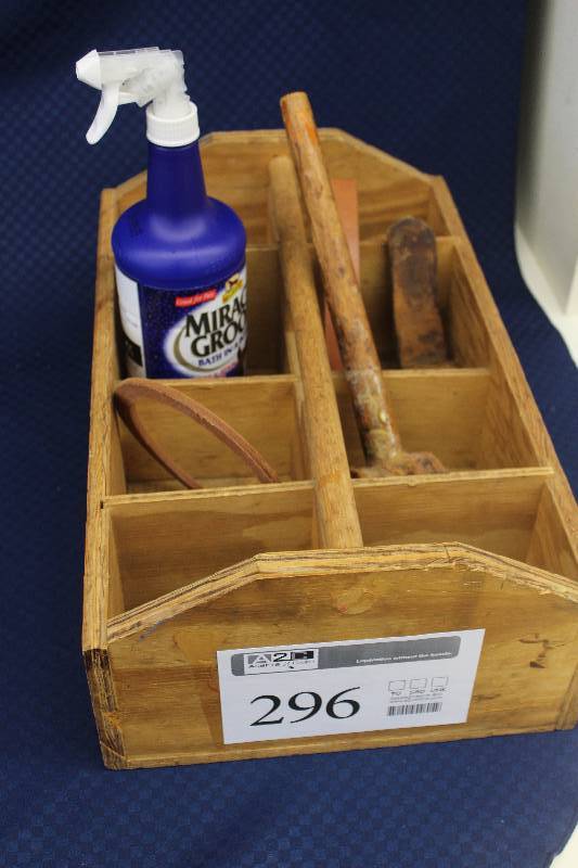 Leather crafters tools and carry box
