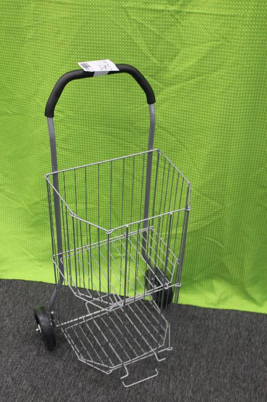 Fold up rolling basket