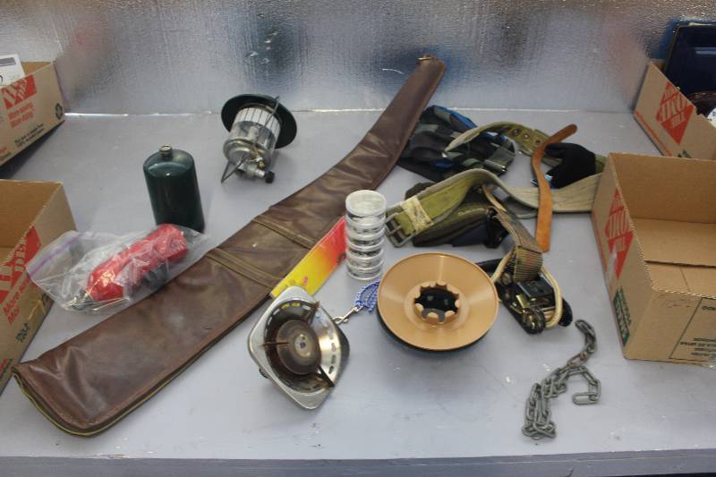 Misc.campingfishing gear and some other sports items